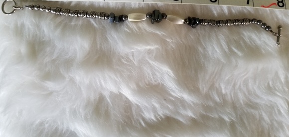 Hematite & silver bracelet - Picture 4 of 4